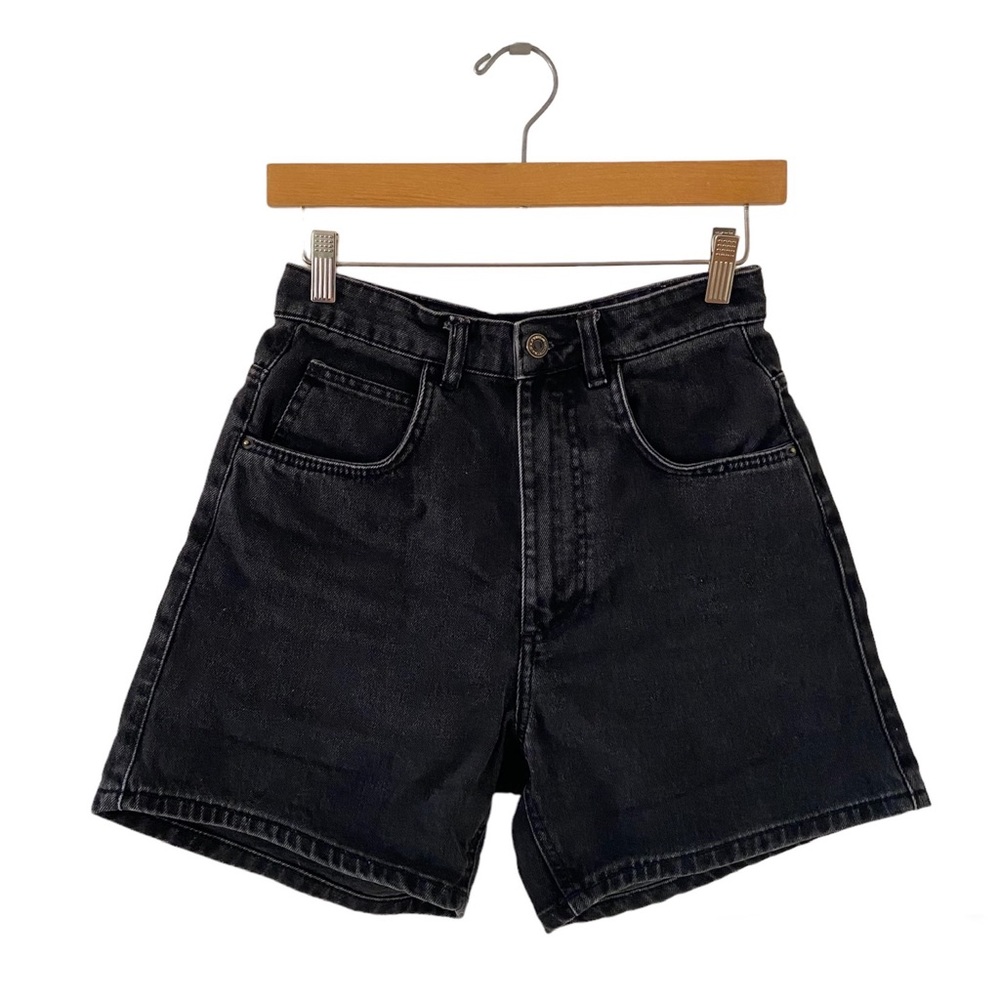 Zara Trafaluc Highrise Denimwear Shorts | Black | Size 2
